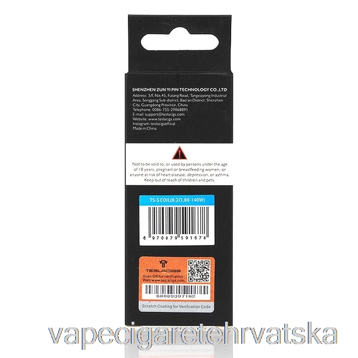 Vape Cigarete Teslacigs Ts Tallica Mesh Zamjenske Zavojnice 0.2ohm Ts-s Zavojnice